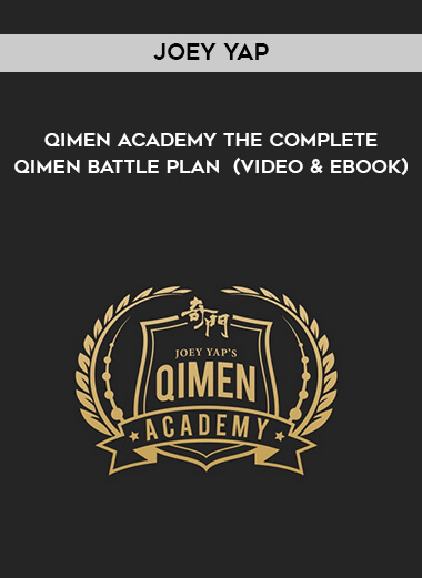 Joey Yap - QiMen Academy - The Complete QiMen Battle Plan  (Video & eBook) courses available download now.