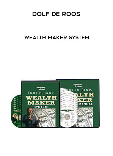 Dolf De Roos - Wealth Maker System courses available download now.