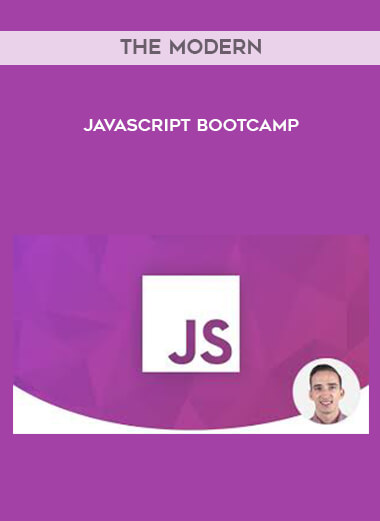 The Modern JavaScript Bootcamp courses available download now.