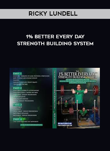 Ricky Lundell - 1% Better Every Day Strength Building System courses available download now.
