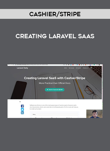 Creating Laravel SaaS with Cashier/Stripe courses available download now.