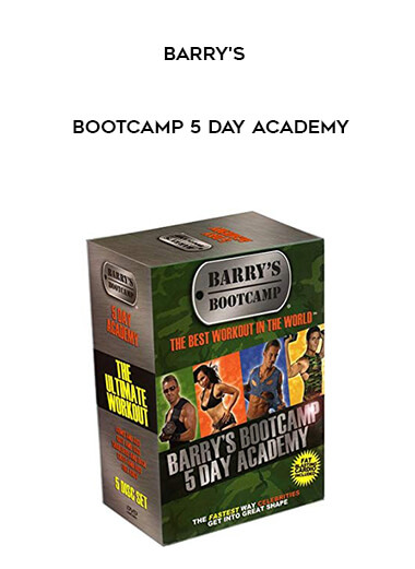 Barry's Bootcamp 5 Day Academy courses available download now.
