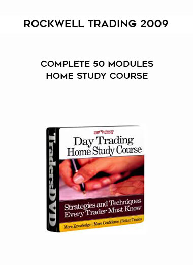 Rockwell Trading 2009 - Complete 50 Modules Home Study Course courses available download now.