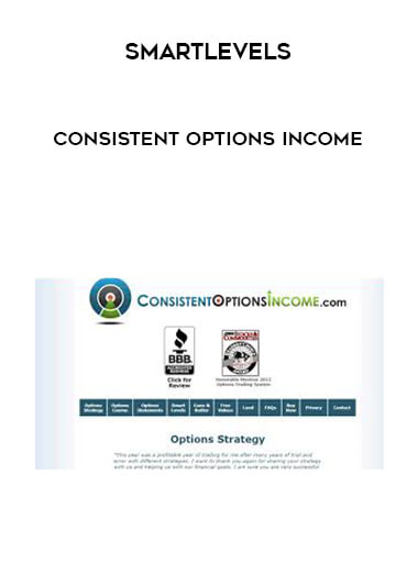 SmartLevels - Consistent Options Income courses available download now.