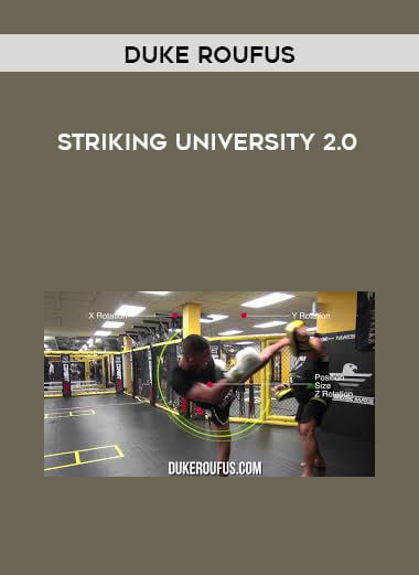 Duke Roufus Striking University 2.0 courses available download now.