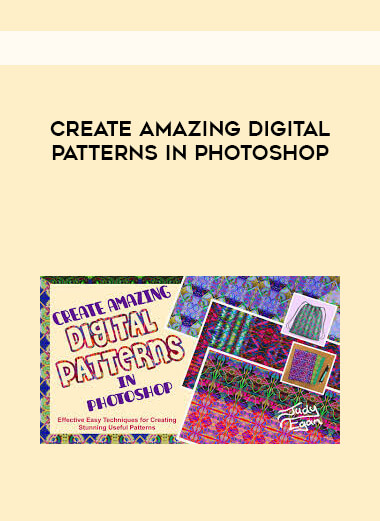Create Amazing Digital Patterns In Photoshop courses available download now.