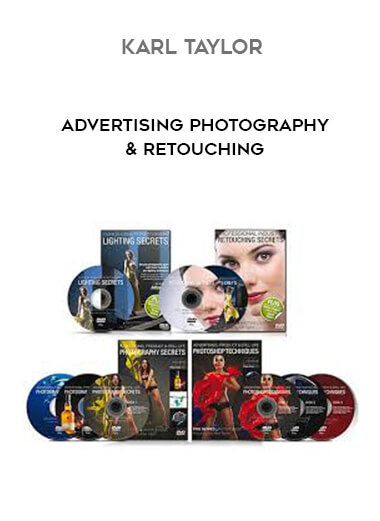 Karl Taylor - Advertising Photography & Retouching courses available download now.