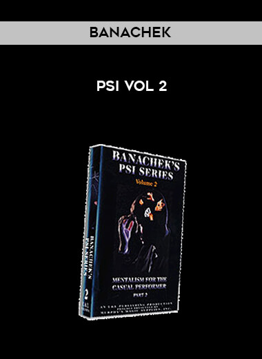 Banachek - PSI Vol 2 courses available download now.