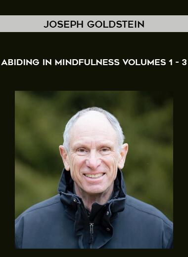 Joseph Goldstein - Abiding in Mindfulness Volumes 1 - 3 courses available download now.