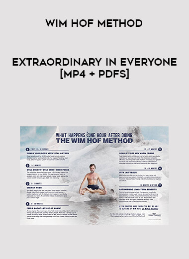 Wim Hof Method - Extraordinary in everyone [MP4 + PDFs] courses available download now.