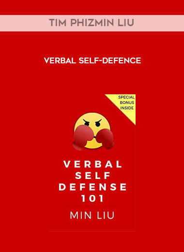 Min Liu - Verbal Self-Defence courses available download now.