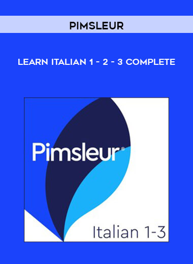 Pimsleur - Learn Italian 1 - 2 - 3 Complete courses available download now.
