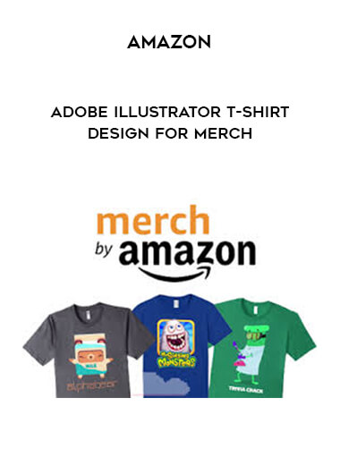 Adobe Illustrator T-Shirt Design for Merch by Amazon courses available download now.