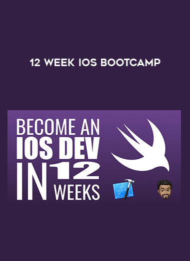 12 Week iOS Bootcamp courses available download now.