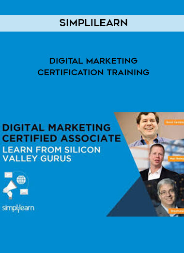 Simplilearn - Digital Marketing Certification Training courses available download now.
