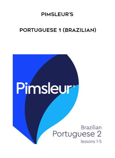 Pimsleur’s Portuguese 1 (Brazilian) courses available download now.