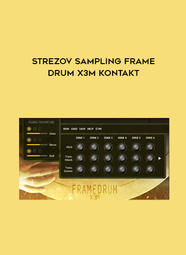 Strezov Sampling frame DRUM X3M KONTAKT courses available download now.