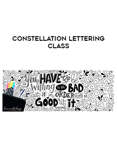 Constellation Lettering Class courses available download now.