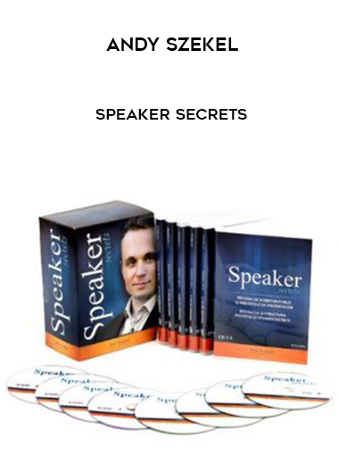 Andy Szekel – Speaker Secrets courses available download now.