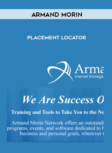 Armand Morin – Placement Locator courses available download now.
