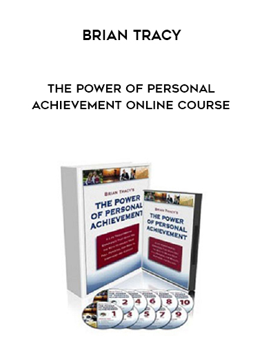 Brian Tracy – The Power of Personal Achievement Online Course courses available download now.