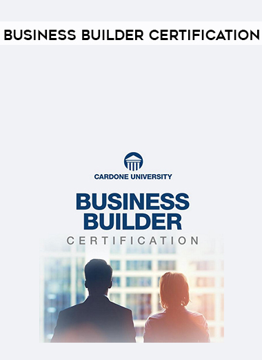 Business Builder Certification courses available download now.