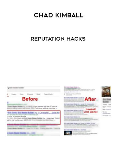 Chad Kimball – Reputation Hacks courses available download now.