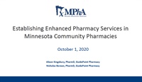 Dr. Ally Kingsbury |  Nick Boreen - Establishing Enhanced Pharmacy Services in Minnesota Community Pharmacies courses available download now.