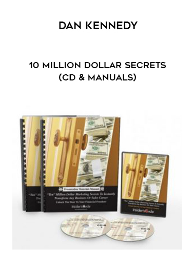 Dan Kennedy – 10 Million Dollar Secrets (CD & Manuals) courses available download now.