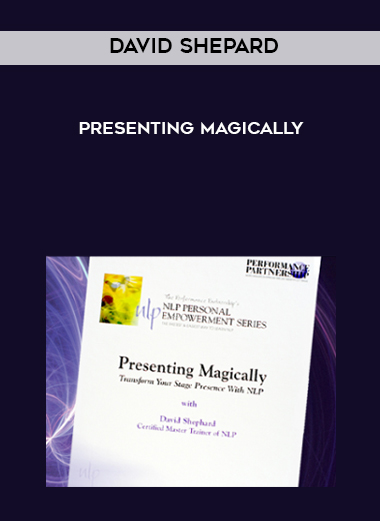 David Shepard – Presenting Magically courses available download now.
