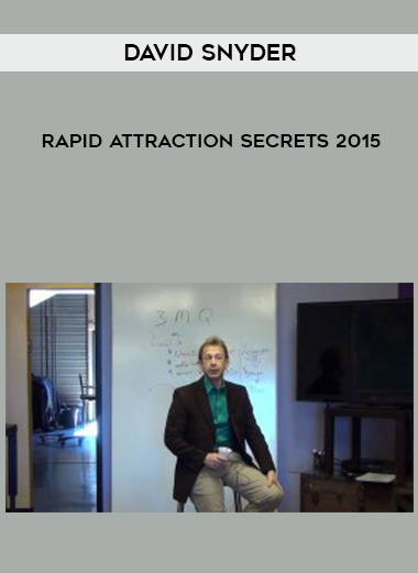 David Snyder – Rapid Attraction Secrets 2015 courses available download now.