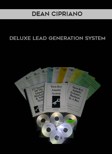 Dean Cipriano – DELUXE Lead Generation System courses available download now.
