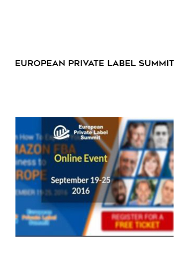 European Private Label Summit courses available download now.