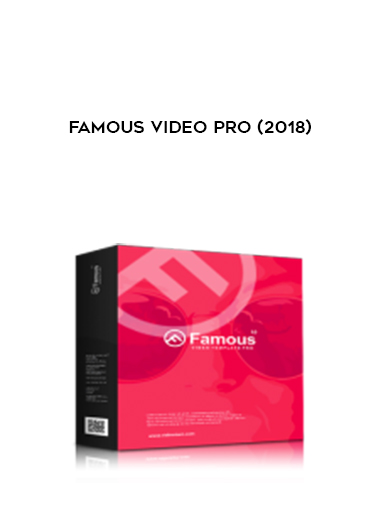 Famous Video Pro (2018) courses available download now.