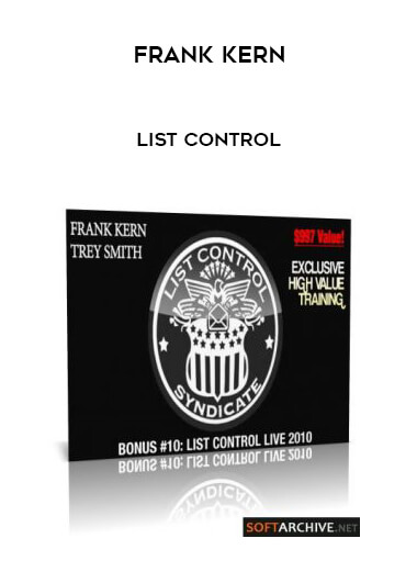 Frank Kern - List Control courses available download now.