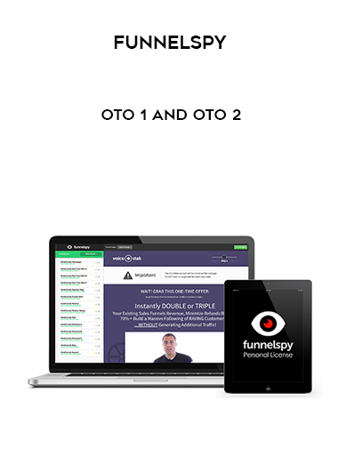 FunnelSpy - OTO 1 and OTO 2 courses available download now.