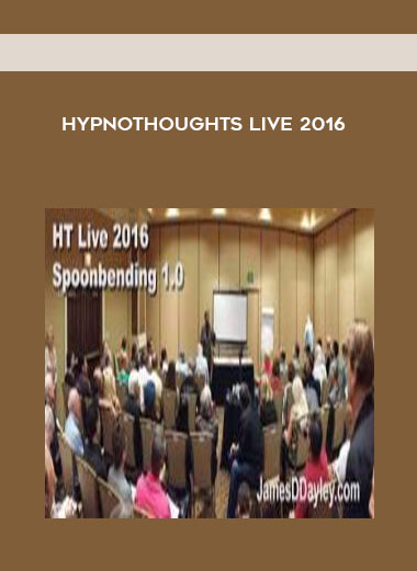 Hypnothoughts Live 2016 courses available download now.