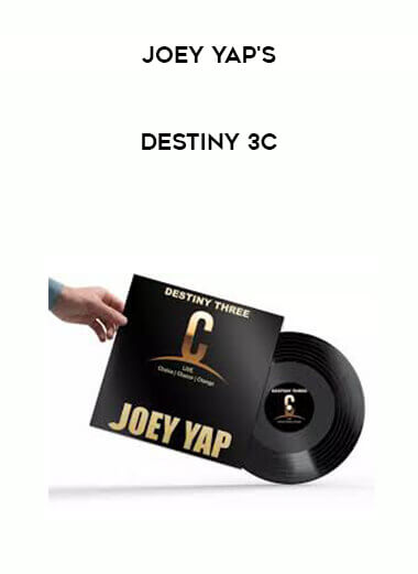 Joey Yap's Destiny 3C courses available download now.
