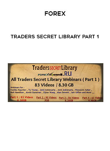 Forex - Traders Secret Library Part 1 courses available download now.