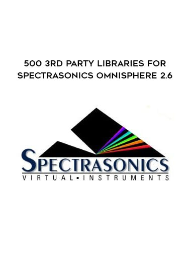 500 3rd Party Libraries for Spectrasonics Omnisphere 2.6 courses available download now.