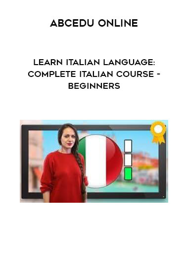 AbcEdu Online - Learn Italian Language: Complete Italian Course - Beginners courses available download now.