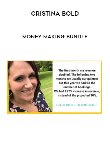 Cristina Bold - Money Making Bundle courses available download now.