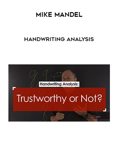 Mike Mandel - Handwriting Analysis courses available download now.
