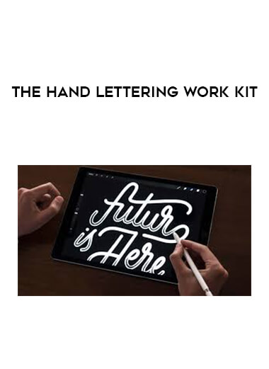 The Hand Lettering Work Kit courses available download now.
