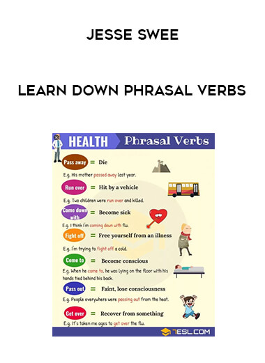 Jesse Swee - Learn DOWN Phrasal Verbs courses available download now.