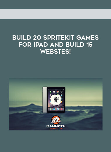 Build 20 SpriteKit Games for iPad and build 15 Webstes! courses available download now.