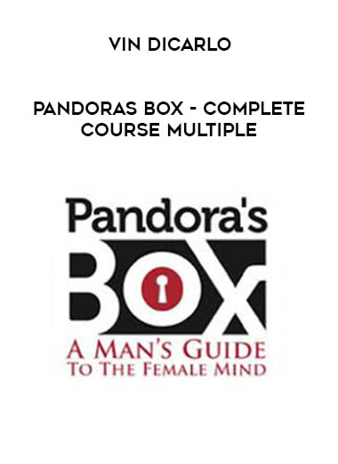 Vin DiCarlo - Pandoras Box - Complete Course Multiple courses available download now.