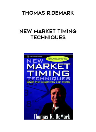 Thomas R.Demark - New Market Timing Techniques courses available download now.