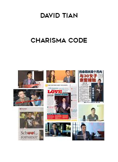 David Tian - Charisma Code courses available download now.
