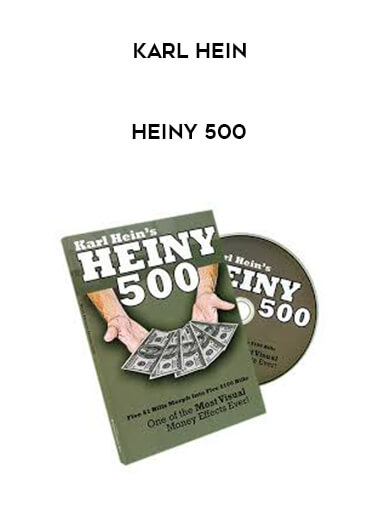 Karl Hein - Heiny 500 courses available download now.